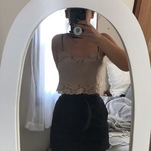 brandy satin tank